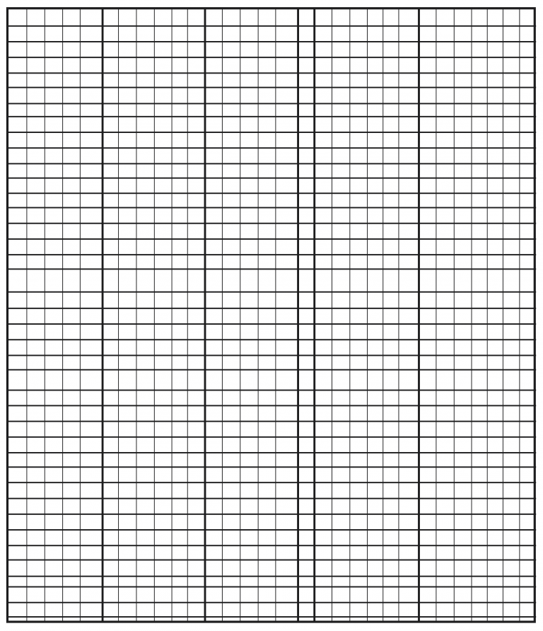 4 free printable numbered graph paper free graph paper printable