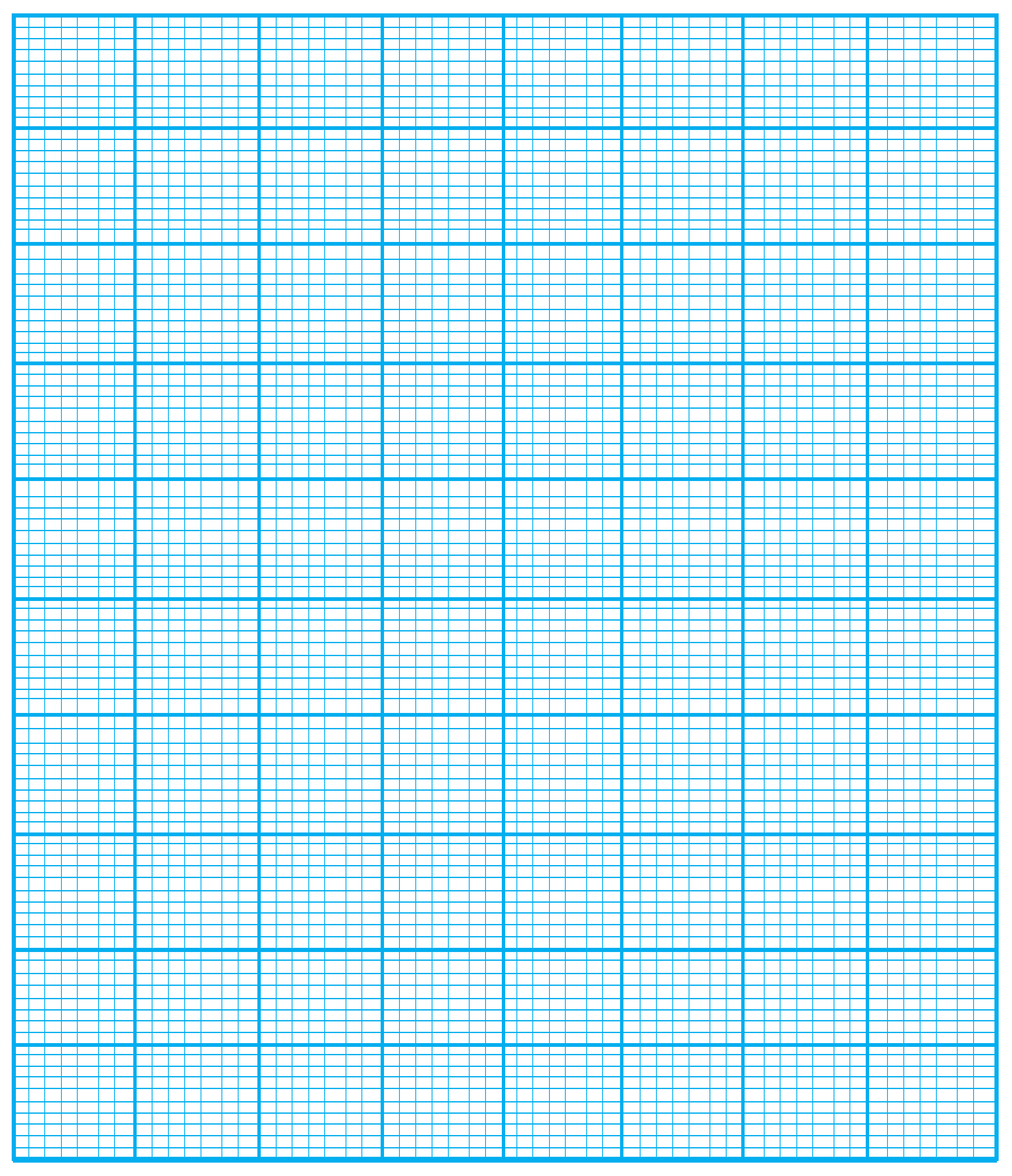 Grid Paper PDF Template