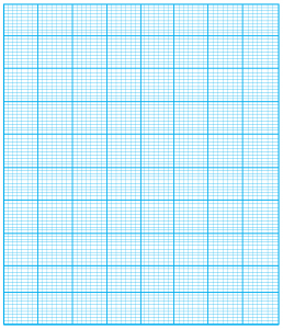 Numbered Graph Paper First Quadrant