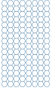 Free Hexagonal Graph Paper