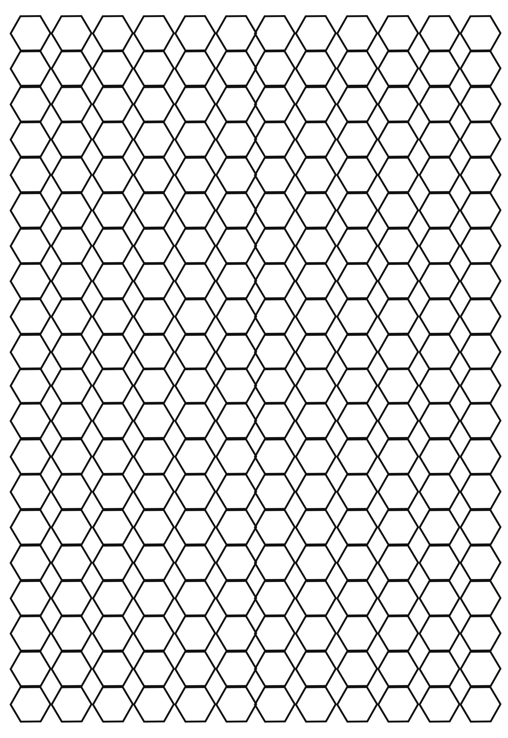 What is Hexagonal Graph Paper Used For