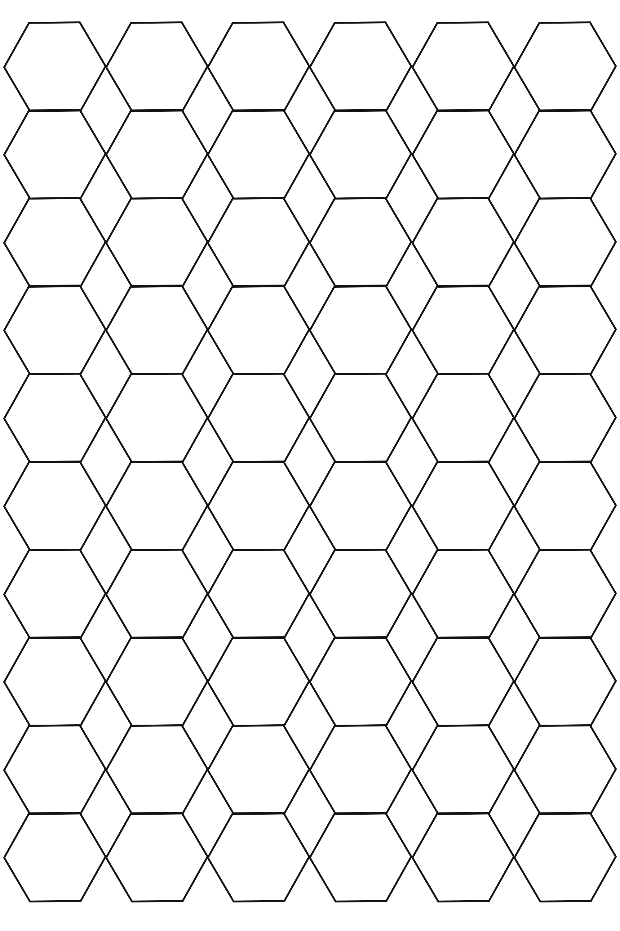 Free Printable Hexagonal Graph Papers Template Free Graph Paper Printable