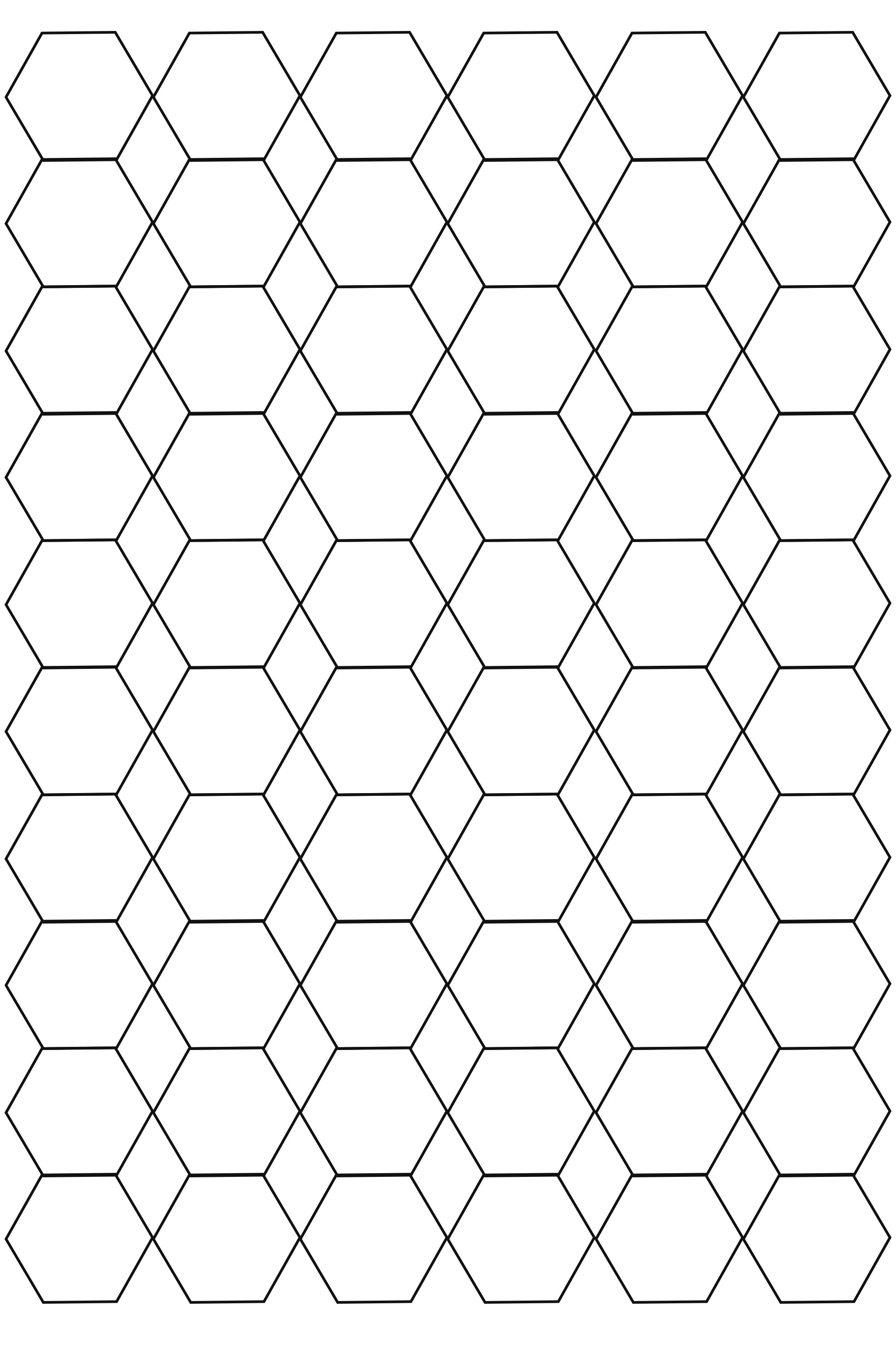 Hexagonal Graph Paper PDF