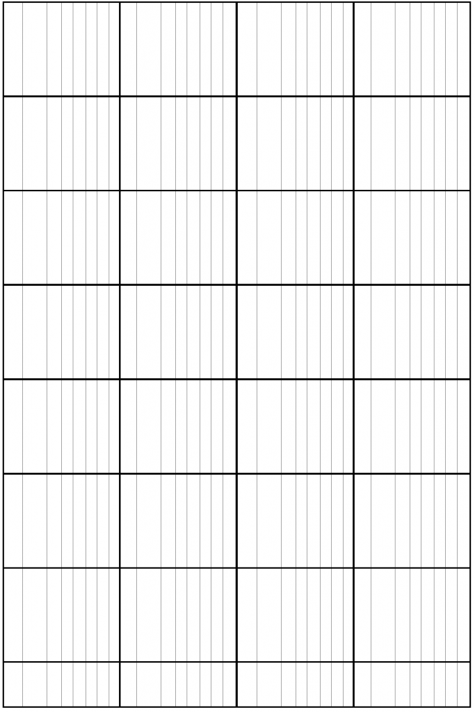 Semi Log Graph Paper Free Printable Template in PDF