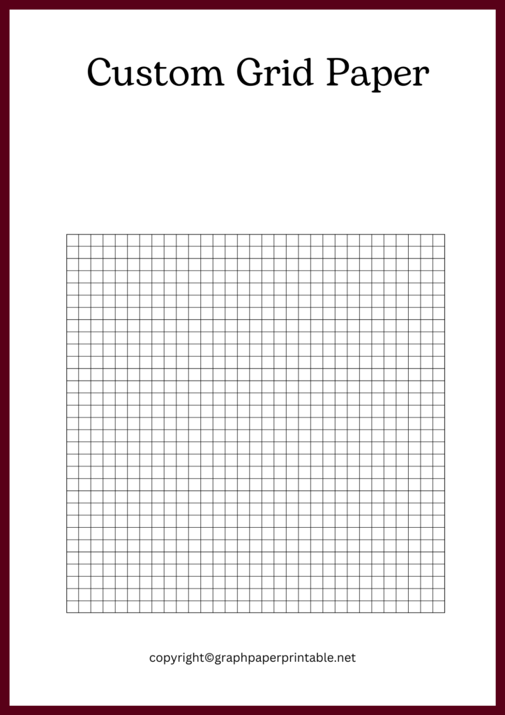 Custom Grid Paper