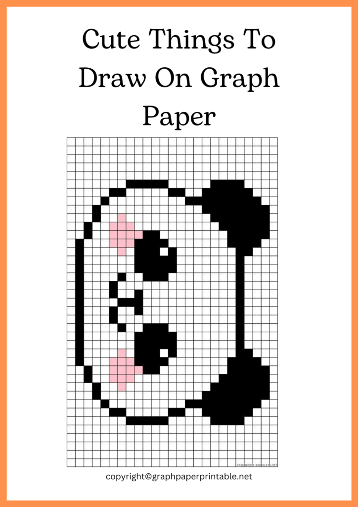 Cute Graph Paper Drawing