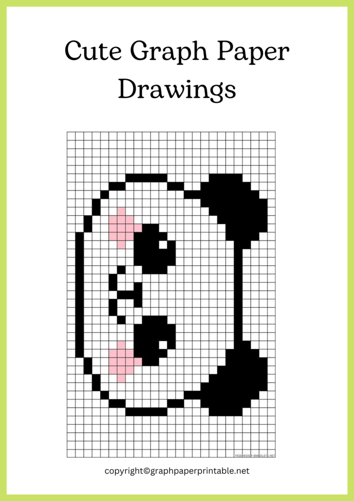 Cute Graph Paper Drawings