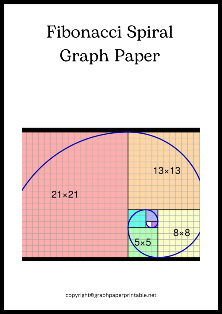 Fibonacci Spiral Graph Paper