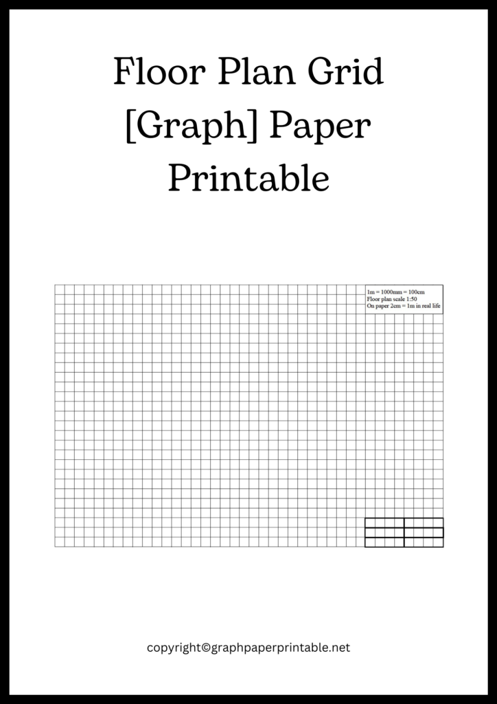 Floor Plan Grid [Graph] Paper Printable