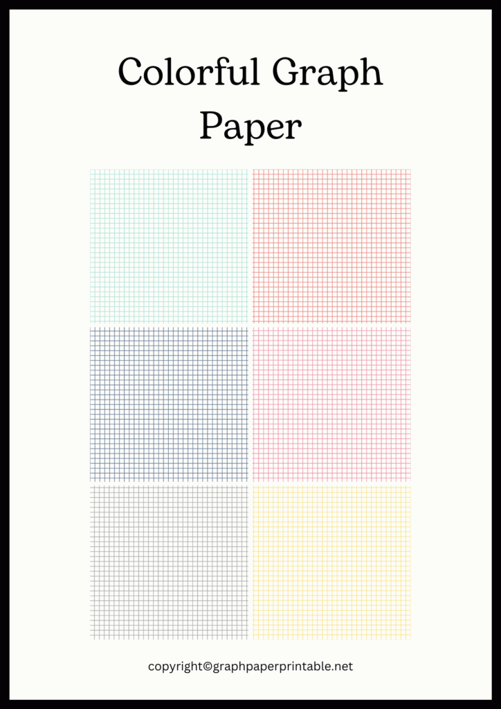 Free Colorful Grid Paper Template