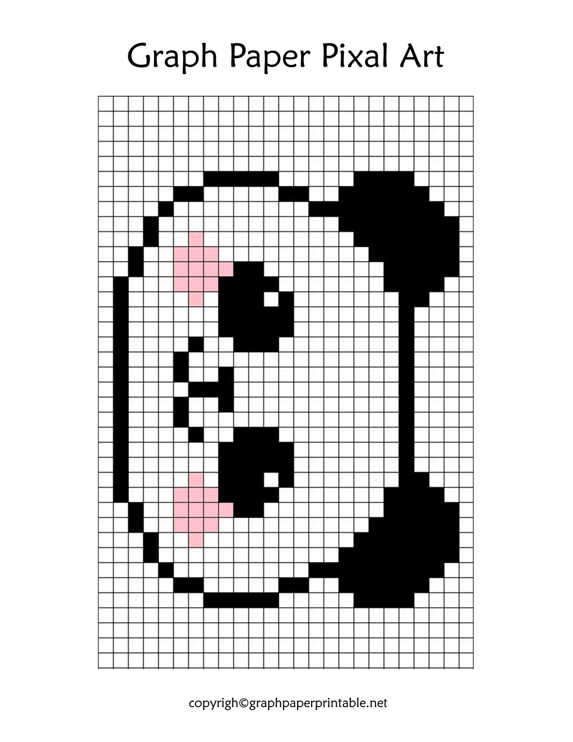 Graph Paper Pixel Art