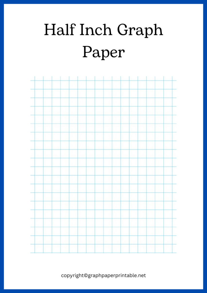 Half Inch Graph Paper