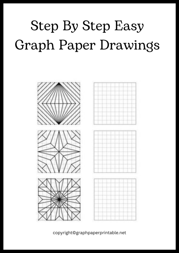 Step By Step Easy Graph Paper Drawings