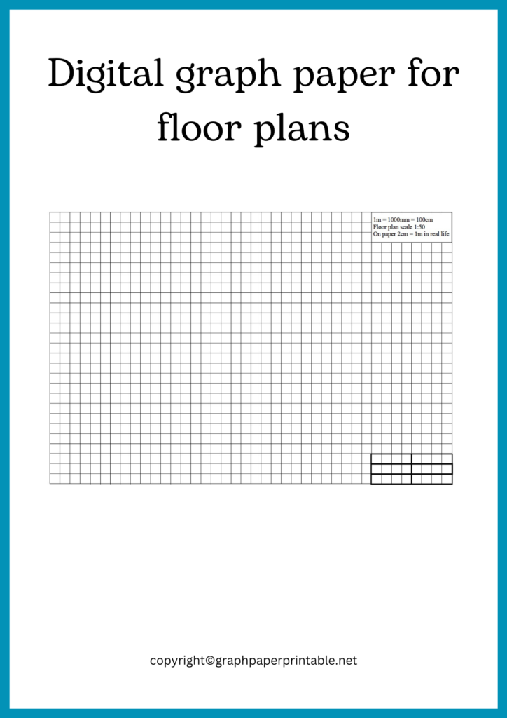 digital graph paper for floor plans