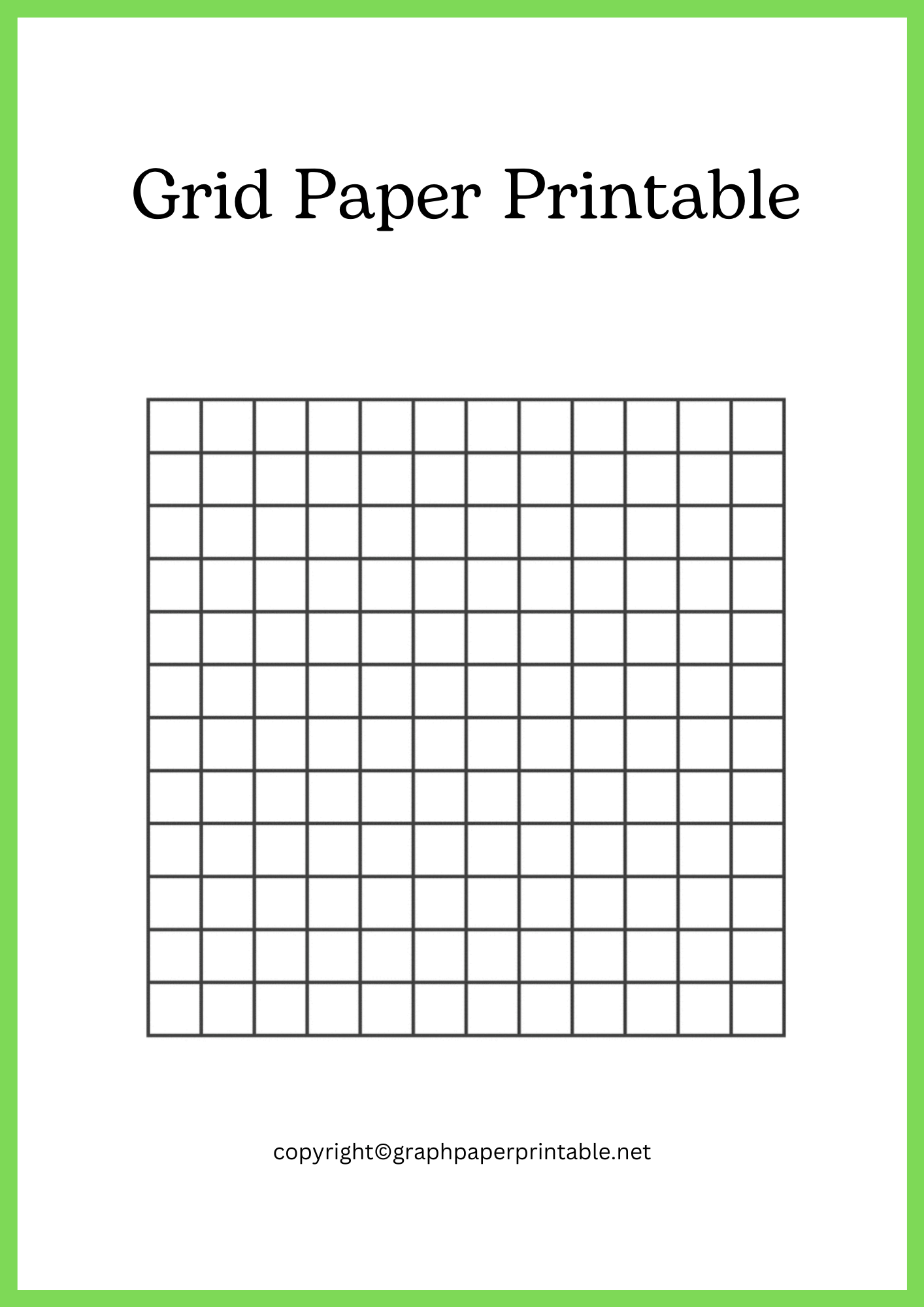 12x12 Graph Paper Printable Templates In Pdf 2402