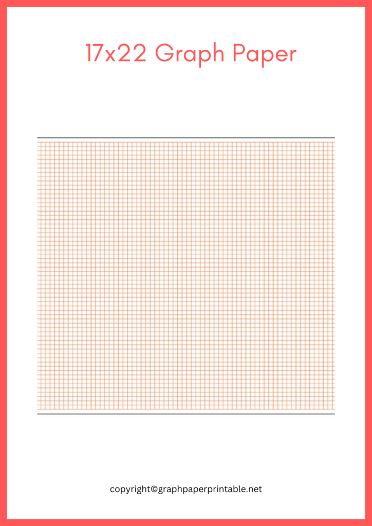 17x22 Grid Paper Printable
