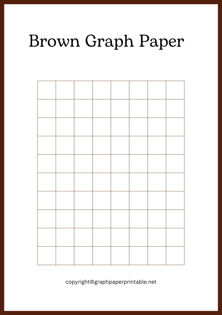 Brown Graph Paper