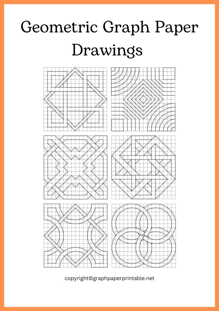 Easy Geometric Designs On Graph Paper Template