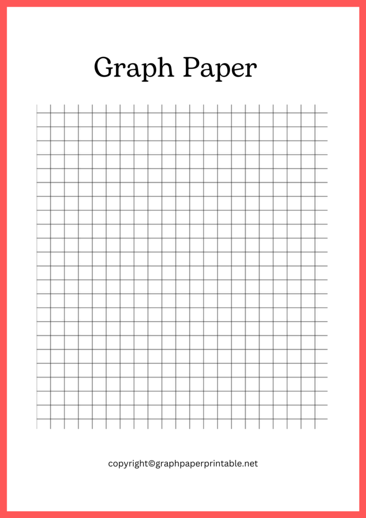 Free 12 x 12 Graph Paper Template in PDF