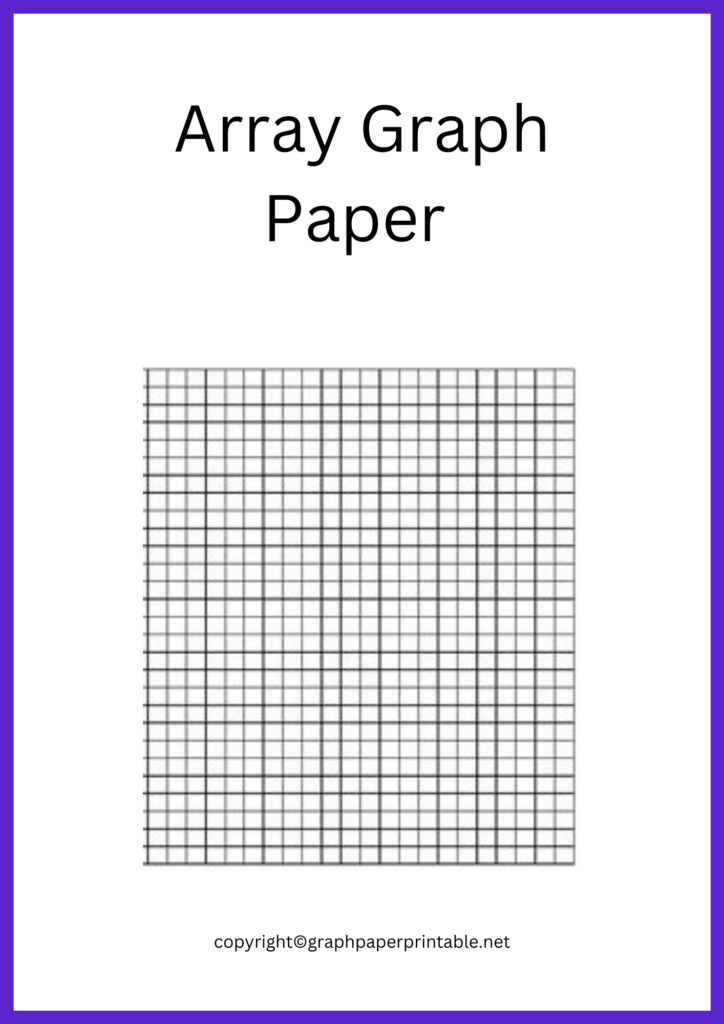 Free Array Grid Paper Template