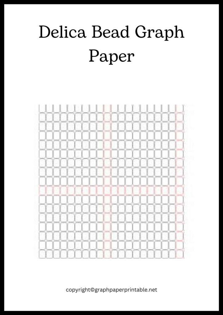 Free Delica Peyote Stitch Graph Paper Samples