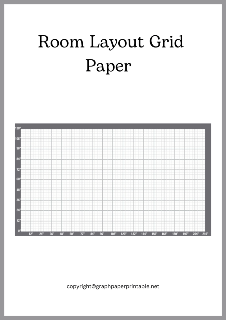 Free Graph Paper Room Layout Template PDF