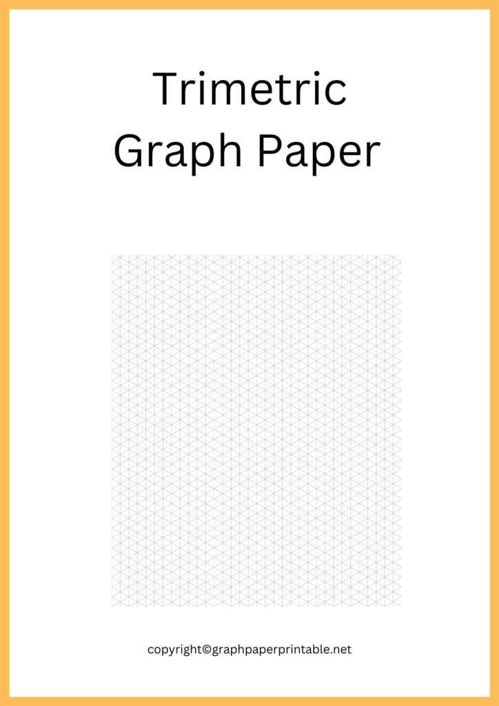 Free Trimetric Grid Paper Template