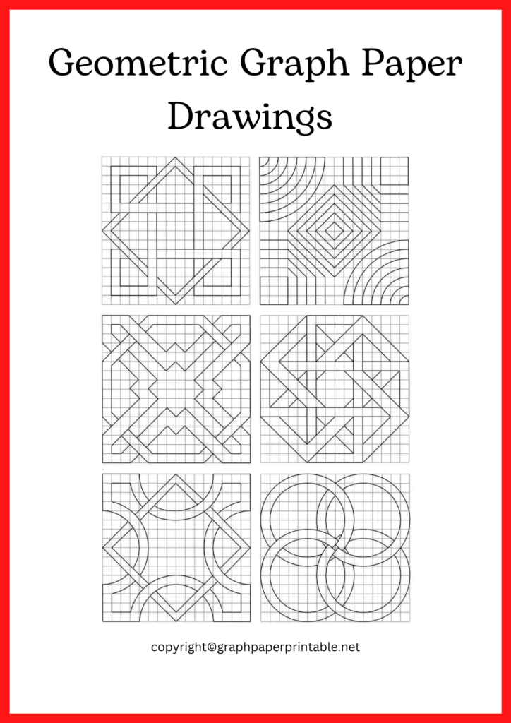 Geometric Graph Paper Drawing Patterns PDF