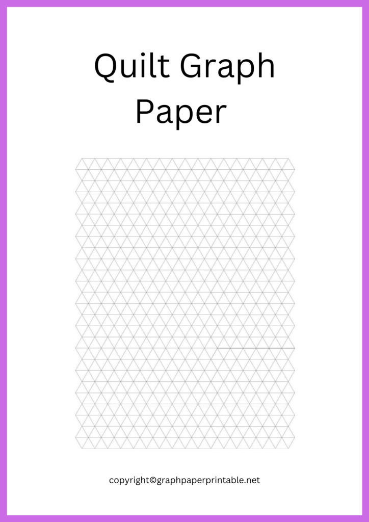 Grid Paper for Quilting Templates