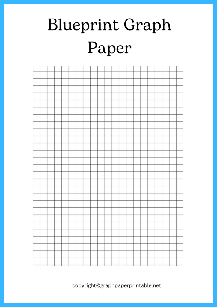Printable Graph Paper For Blueprints in PDF