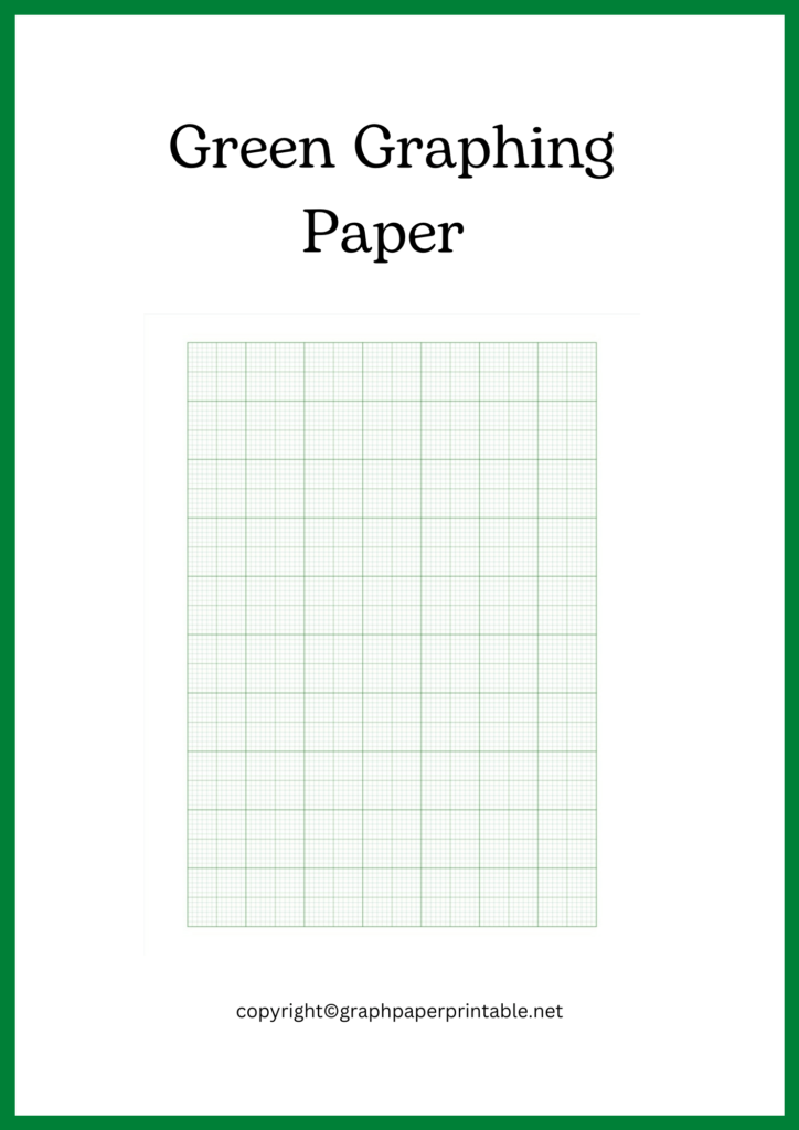 Printable Green Grid Paper
