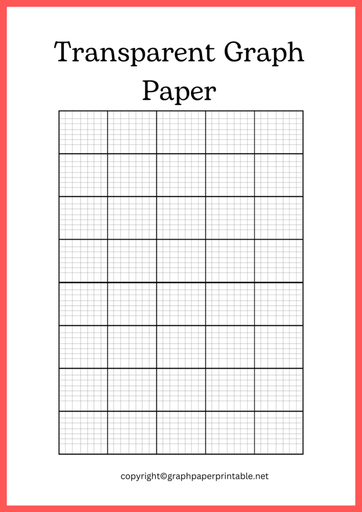 Transparent Graph Paper