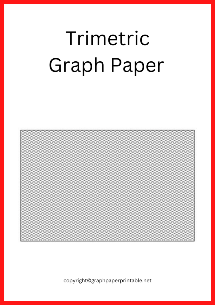 Trimetric Graph Paper