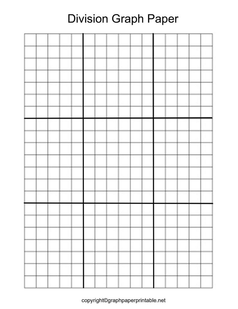 Division Graph Paper