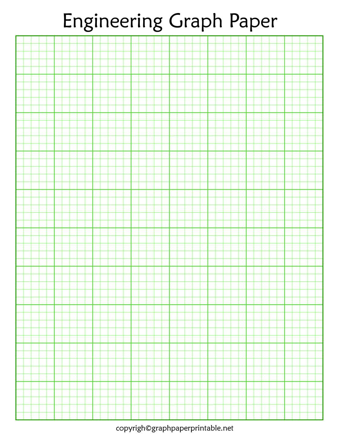 Engineering Graph Paper PDF