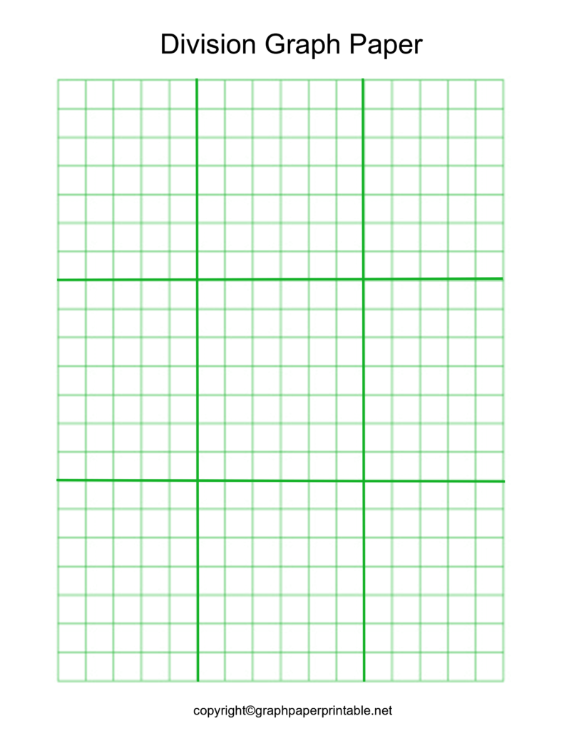 Free Division Grid Paper Template