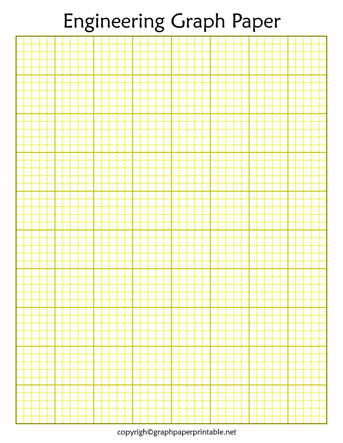 Free Engineering Graph Paper