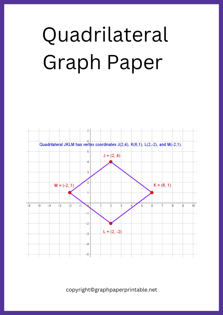 Free Quadrilateral Grid Paper Template