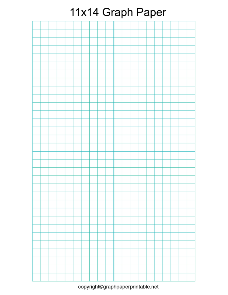 Graph Paper 11 x 14 Printable