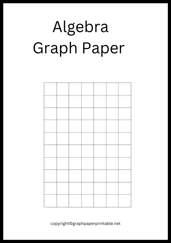 Graph Paper Algebra Template